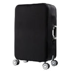 Stretch Luggage Cover Suitcase Protector 18–32 Inch | Polyester Luggage Cover Richie's black S