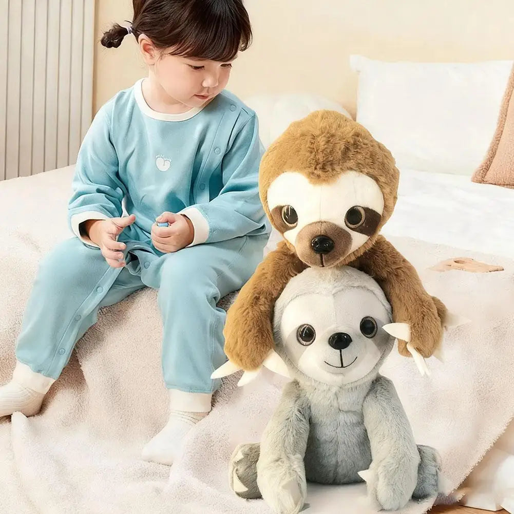 Sloth Stuffed Animal Set – 10" Plush Sloth with 4 Baby Sloths Stuffed Animal Set Richie's