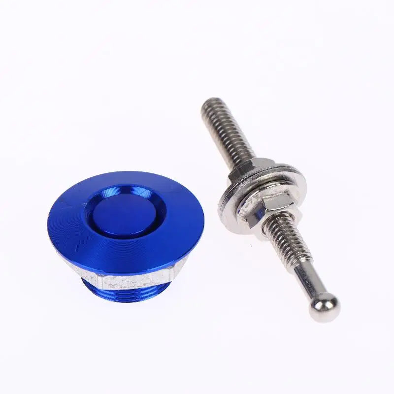 30mm Aluminum Hood Pin Quick Release Latch Lock – Universal Fit Hood Pin Lock Kit Richie's Blue