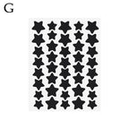 40pcs Star-Shaped Hydrocolloid Pimple Patches – Colorful Cover Pimple Patches Richie's black 40pcs