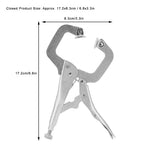 Square Jaw Locking Pliers – Heavy Duty Adjustable Clamp Tool Locking Pliers Richie's