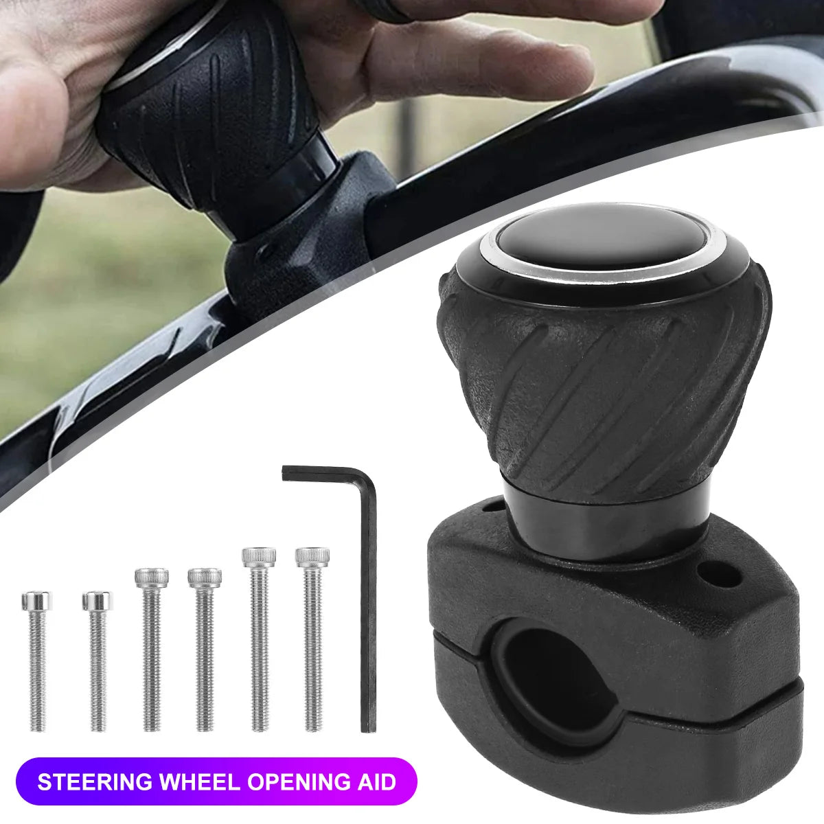 Universal Steering Wheel Spinner Knob – Car, Truck & Tractor Steering Wheel Knob Richie's