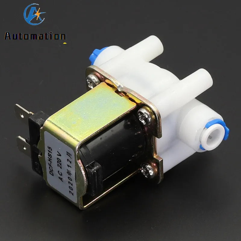 Solenoid Valve RO Water Purifier DC 12V 24V AC 220V 1/4" N/C N/O Solenoid Water Valve Richie's
