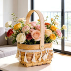 Mini Hand-Woven Wicker Basket – DIY Dollhouse & Storage Wicker Storage Basket Richie's