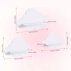 Cloud-Shaped Floating Wall Shelves Set of 3 – Kids Room Decor Floating Wall Shelves Richie's