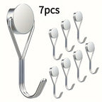 7-Pack Heavy Duty Magnetic Swivel Hooks – Fridge, Cruise & Grill Magnetic Swivel Hooks Richie's Silvery-7pcs