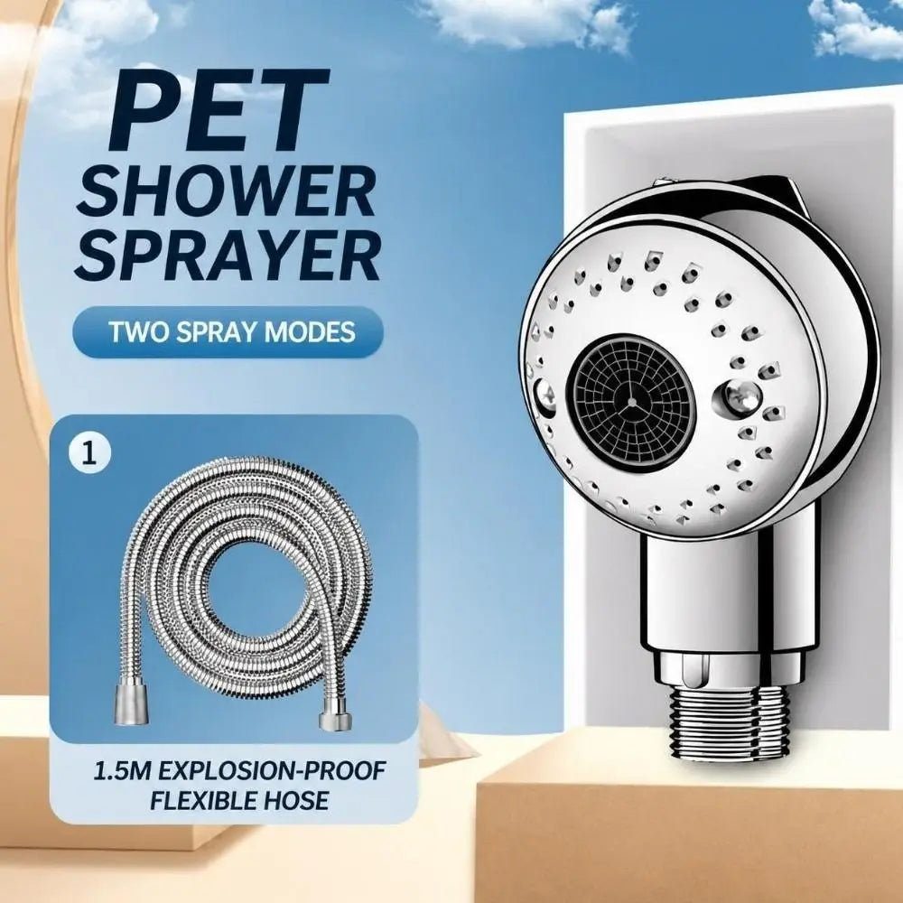 Adjustable Pet Shower Sprayer – Multi-Mode Dog Bath Nozzle Pet Shower Sprayer Richie's