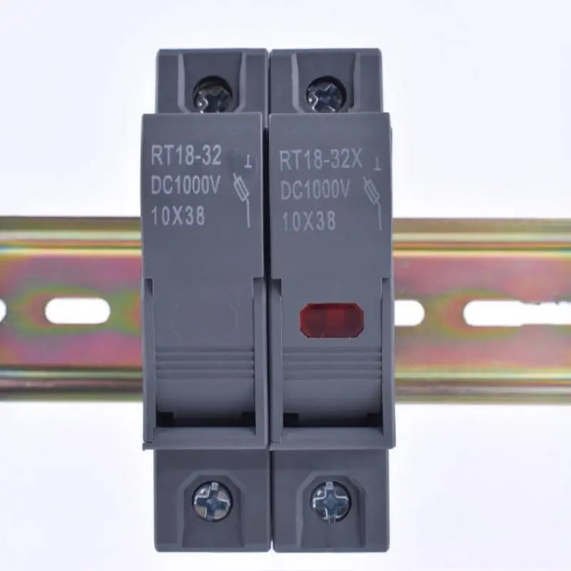 DC 1000V Solar PV Fuse 10x38mm ZHPV-32 2P Holder Kit PV Fuse Holder Kit Richie's