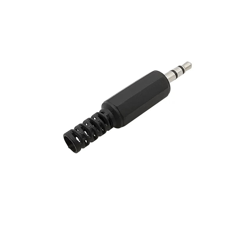 10Pcs 3.5mm Male Audio Plug 3-Pole TRS Stereo Connector DIY Audio Connector Plug Richie's