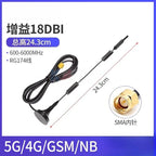 4G 5G Suction Cup Antenna GPRS GSM Router Module 3–40 dBi Cellular Signal Antenna Richie's 5G 18dBi 24.3CM 3M SMA internal needle