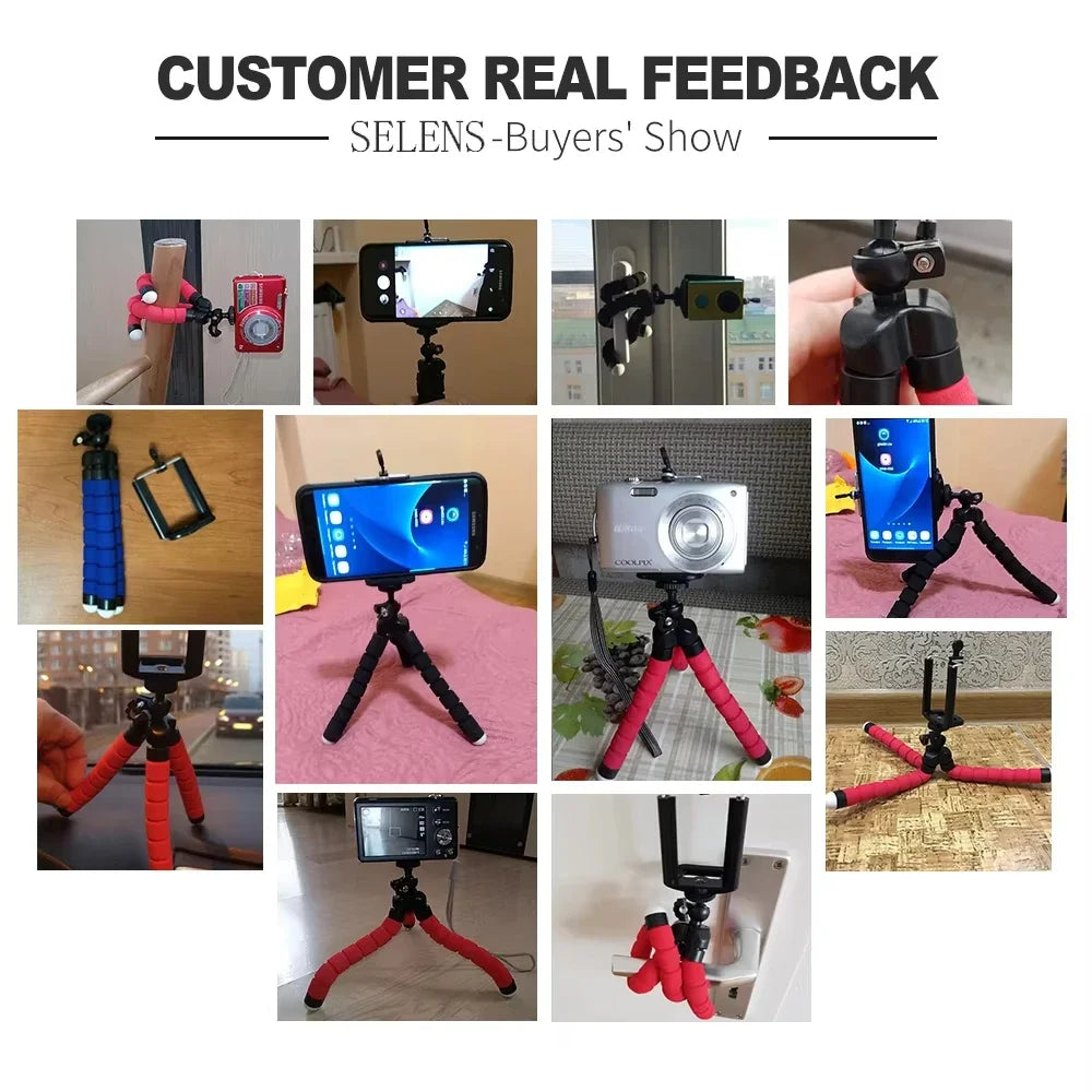 Flexible Octopus Mini Tripod for Phone & Camera – Universal Flexible Phone Tripod Richie's