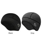 Men's Fleece Beanie with Glasses Hole – Winter Cycling Hat Fleece Beanie Hat Richie's