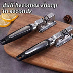 Rotating Wheel Knife Sharpener – Manual Ergonomic Kitchen Tool Knife Sharpener Richie's