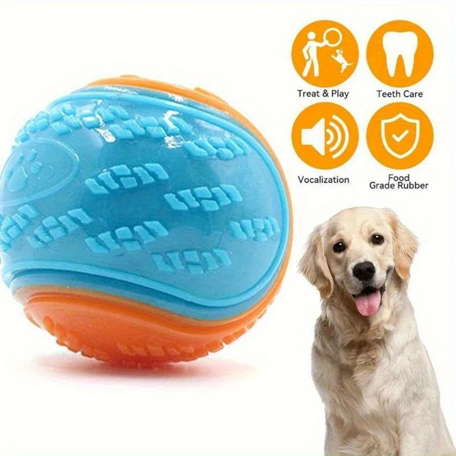 Squeaky TPR Dog Ball Toys – 4-Pack Bite-Resistant Chew Toy Dog Chew Toy Richie's 1pc Random color