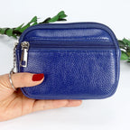 Women's PU Leather Zipper Wallet – Card Holder & Coin Purse Women's Wallet Richie's Royal Blue