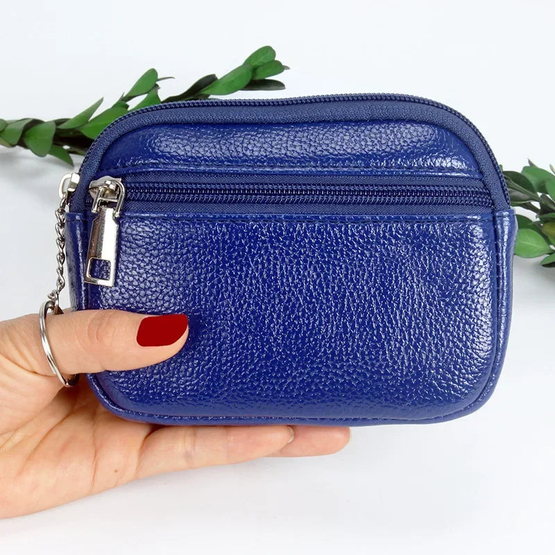 Women's PU Leather Zipper Wallet – Card Holder & Coin Purse Women's Wallet Richie's Royal Blue
