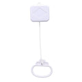 Pull String Music Box Baby Crib Toy – Brahms Lullaby Baby Music Box Richie's white