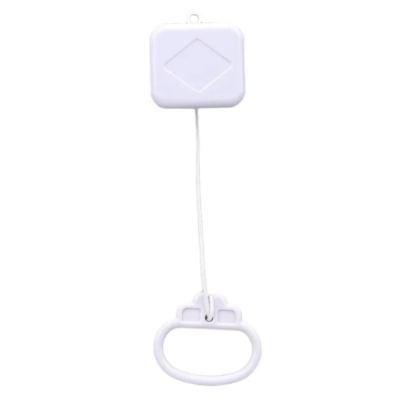 Pull String Music Box Baby Crib Toy – Brahms Lullaby Baby Music Box Richie's white
