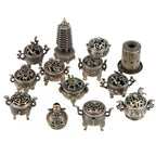 Chinese Style Alloy Incense Burner Bowl with Handle | Yoga Decor Incense Burner Richie's