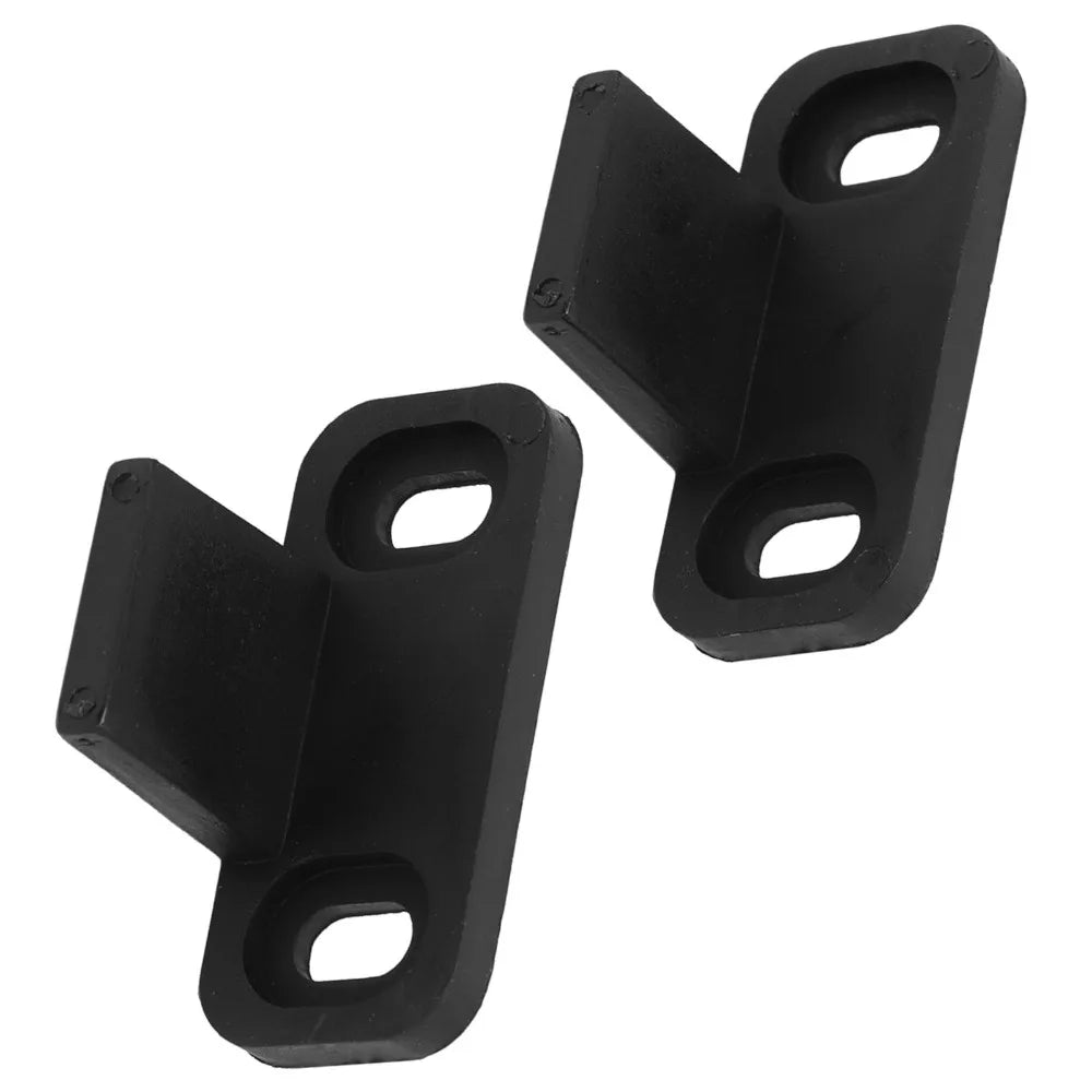 2pcs Adjustable Barn Door Floor Guide Black POM Sliding Door Barn Door Floor Guide Richie's