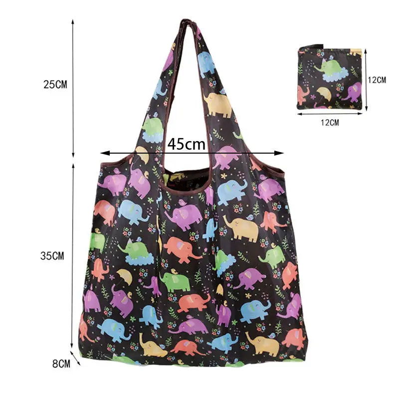 Reusable Foldable Tote Bag – Large Eco Grocery Shopping Bag Reusable Tote Bag Richie's