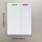 Reusable Magnetic Fridge Whiteboard – Erasable Memo & List Board Magnetic Memo Board Richie's