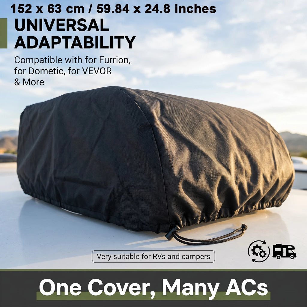 RV Rooftop AC Cover 600D Weatherproof Universal Camper Shield RV AC Cover Richie's