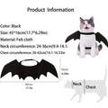 Halloween Bat Wings Harness Costume for Cats & Dogs Pet Costume Richie's 1pc