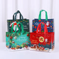 4-Pack Reusable Christmas Gift Tote Bags with Handles Christmas Gift Bags Richie's Mixed 4 Pcs