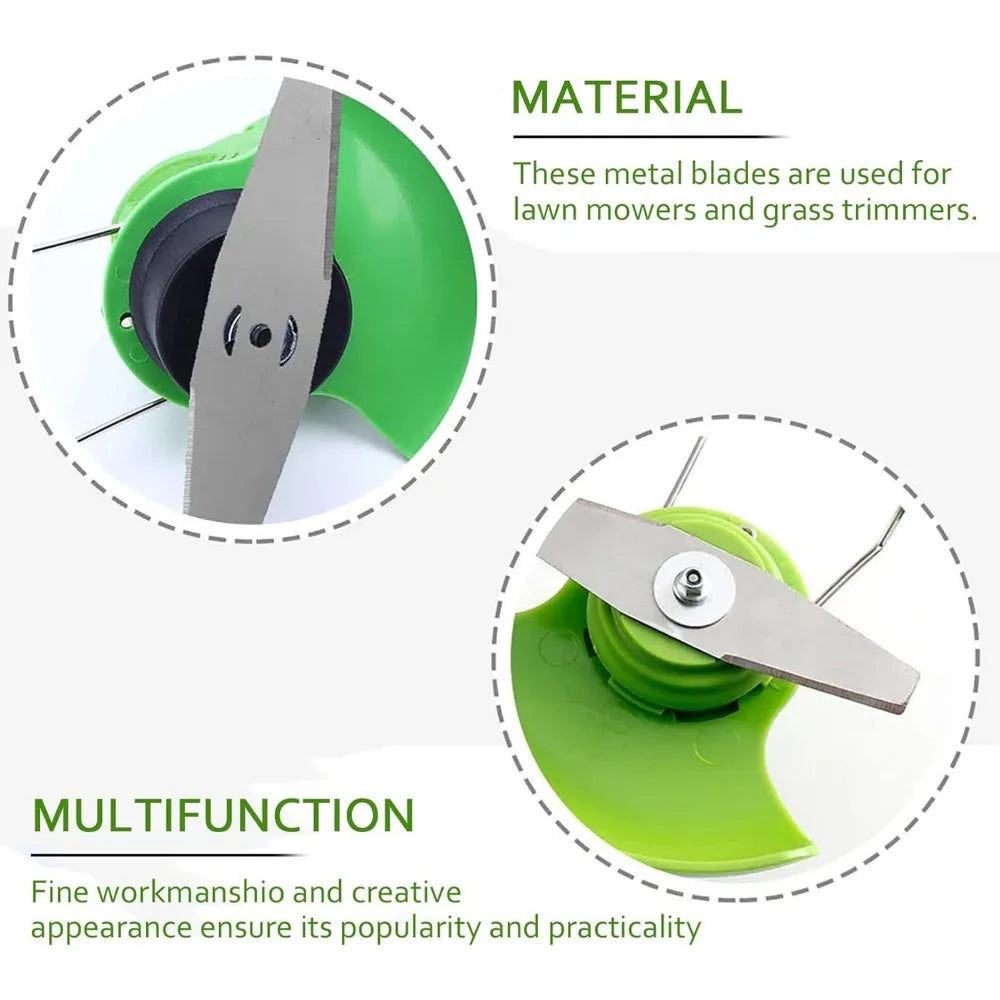 Weed Trimmer Replacement Blades 8-Pack | 60-Tooth Alloy Steel Trimmer Replacement Blades Richie's