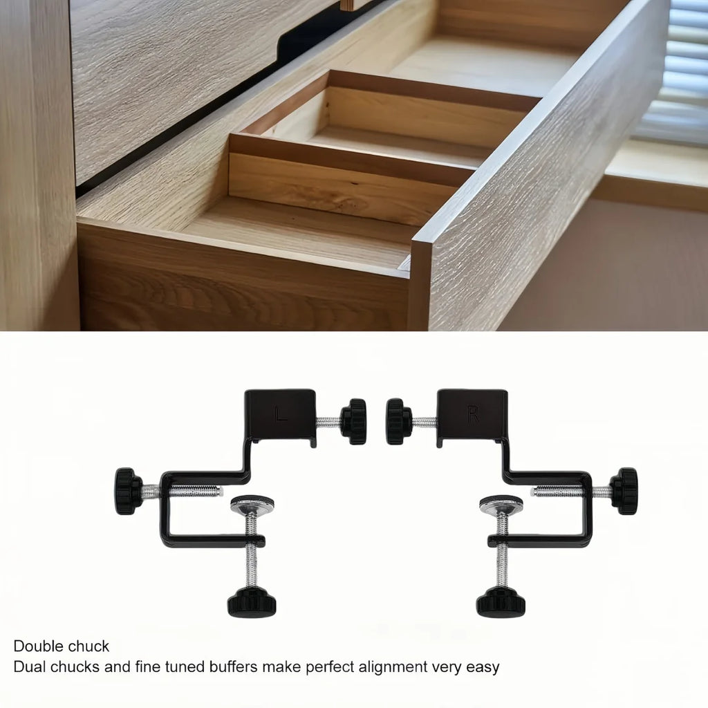 Drawer Front Installation Clamp & Woodworking Positioning Jig Woodworking Positioning Jig Richie's Default Title