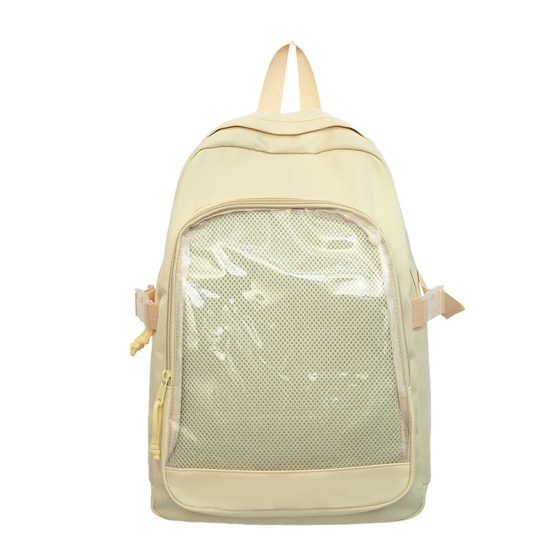 Japanese Y2K Ita Backpack – Cute Harajuku Preppy Schoolbag Ita Backpack Richie's L-29x15x44cm-yellow