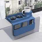Silicone Sofa Cup Holder Non-Slip Armrest Tray with Side Pocket Sofa Armrest Tray Richie's