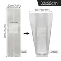 50pcs PP Mushroom Grow Bags 0.2µm Filter – Spawn & Culture Mushroom Grow Bags Richie's 32x50cm