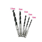 5Pcs Three-Point HSS Woodworking Drill Bit Set – Hex Shank Woodworking Drill Bits Richie's