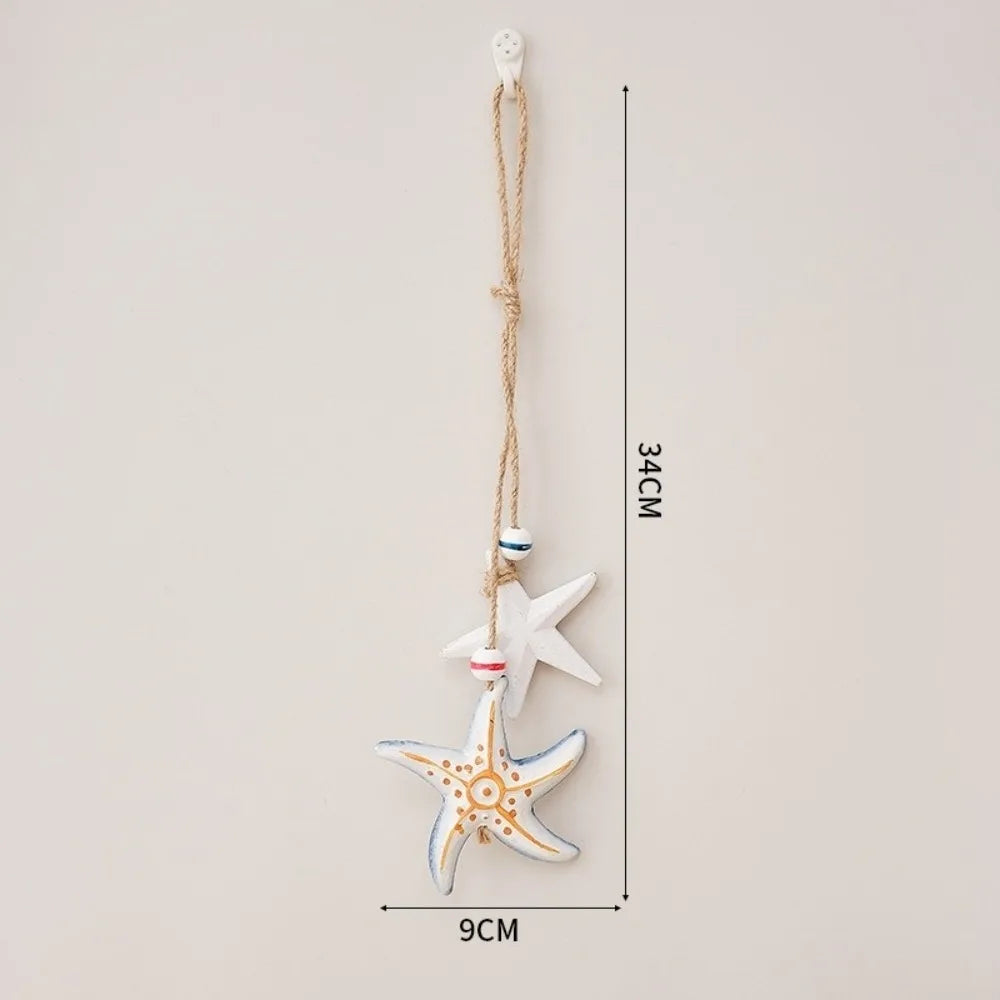 Wooden Ocean Animal Wall Pendant – Mediterranean Coastal Decor Wall Pendant Decor Richie's 2