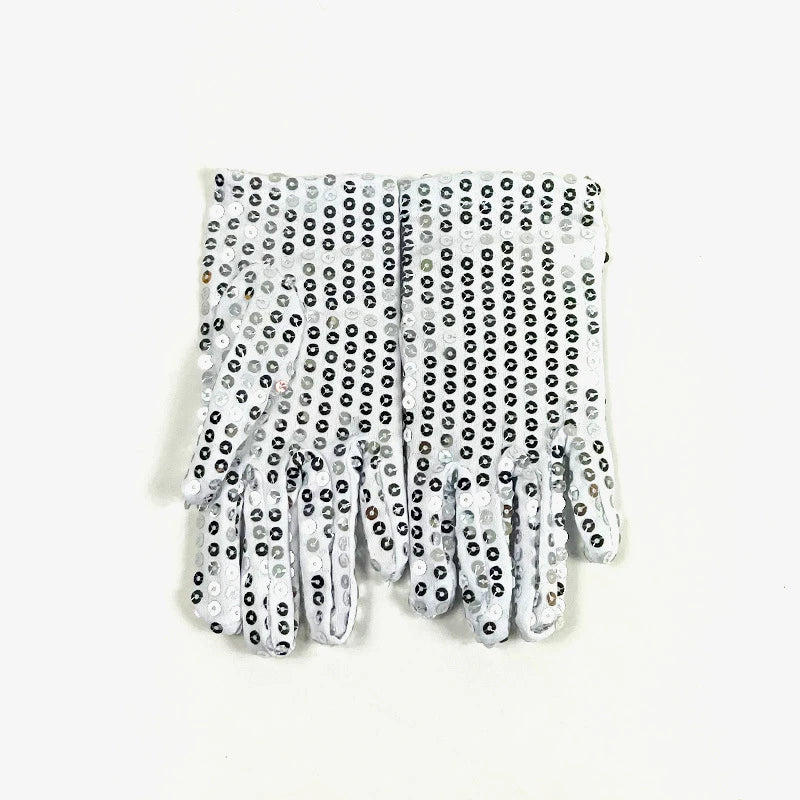 Kids Sequin Costume Gloves – Dance & Dress Up, Colorful Kids Costume Gloves Richie's Silver
