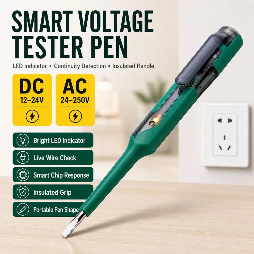 LED Voltage Tester Pen – Live Wire & Continuity Detector Voltage Tester Pen Richie's