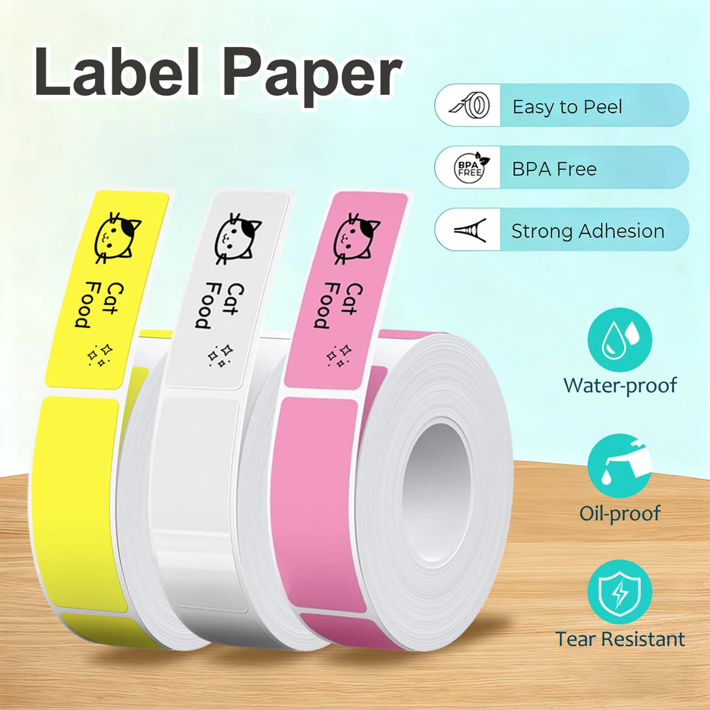 Marklife P15 Thermal Label Paper Roll – Self-Adhesive Stickers Thermal Label Paper Richie's