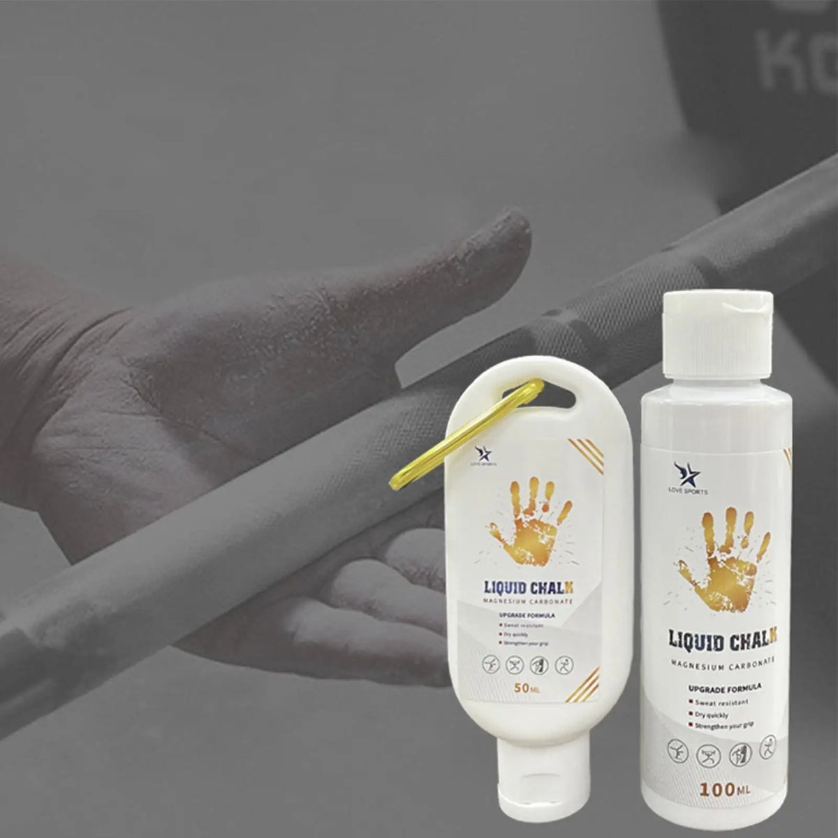 Liquid Chalk Grip 50/100/200ml – Gym, Climbing & Weightlifting Liquid Chalk Grip Richie's