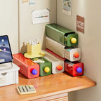 Stackable Desk Storage Box – Space-Saving Stationery Organizer Desk Storage Organizer Richie's