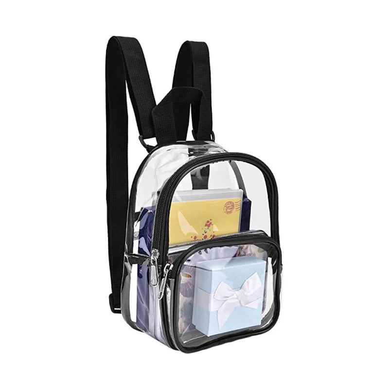 Clear PVC Transparent Backpack – Waterproof Stadium-Approved Bag Transparent Backpack Richie's