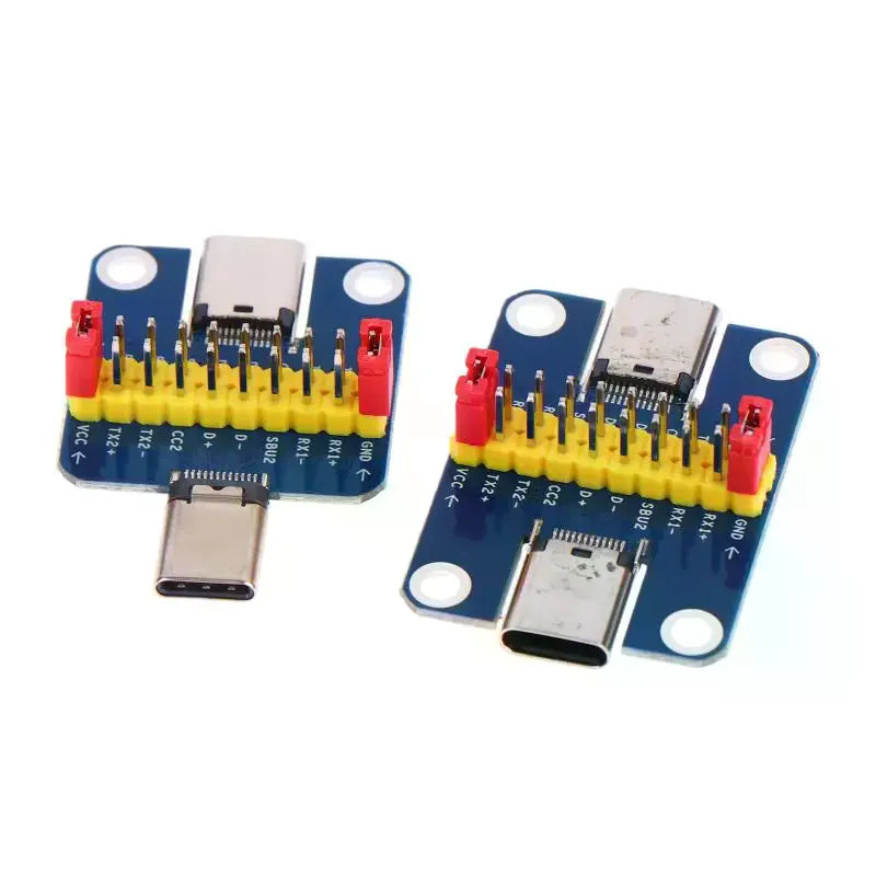 USB 3.1 Type-C Male to Female PCB Adapter 2.54mm Connector PCB Adapter Board Richie's