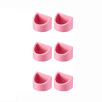 6-Pack Adhesive Glasses Holder Wall Mount Sunglass Organizer Glasses Organizer Richie's Pink