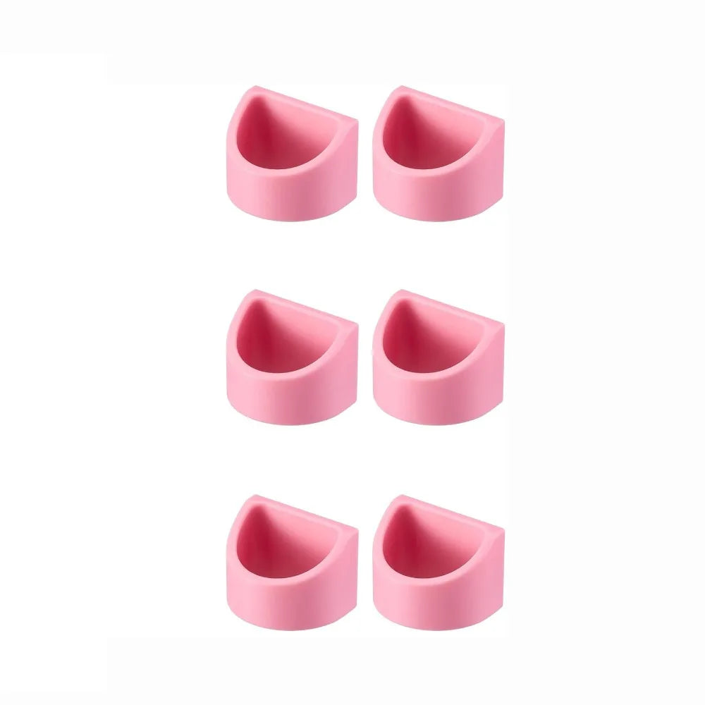 6-Pack Adhesive Glasses Holder Wall Mount Sunglass Organizer Glasses Organizer Richie's Pink