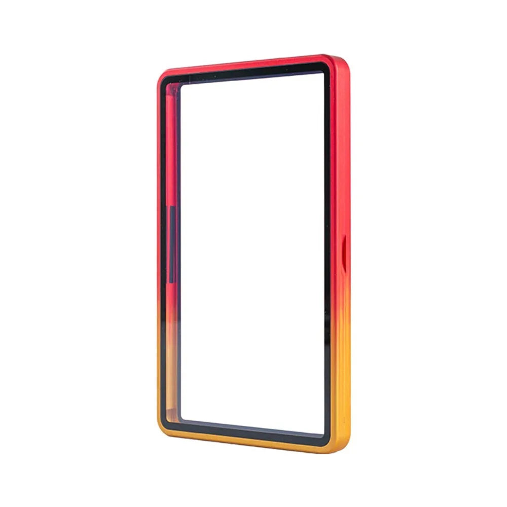 Gradient Aluminum Card Case 35PT UV Protection Double Glass Trading Card Case Richie's Red gold