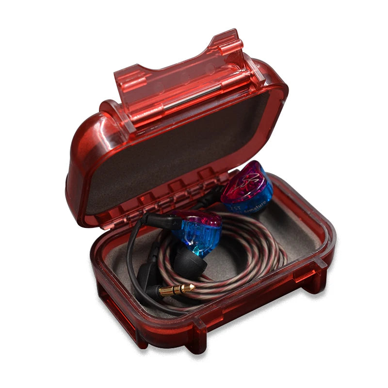KZ ABS Hard Shell Earphone Case – Portable Mini Storage Box Earphone Storage Case Richie's