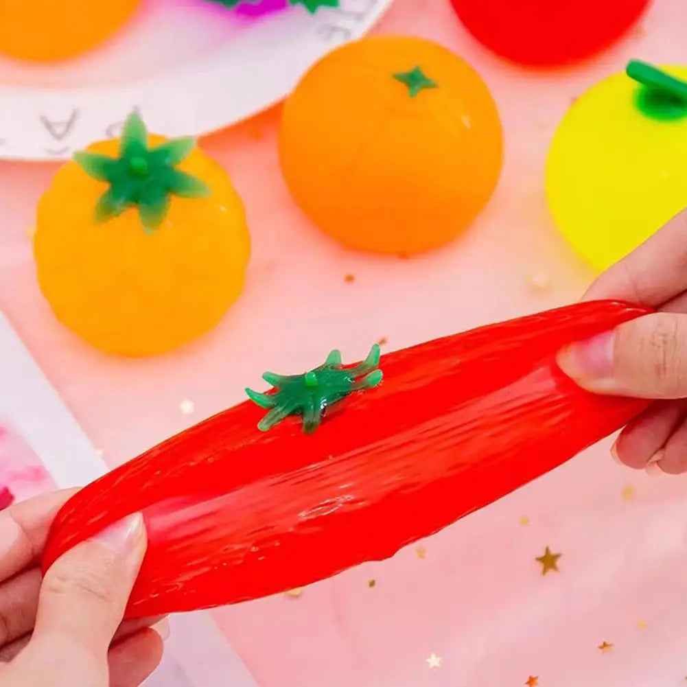 Squishy Tomato Squeeze Fidget Ball – Sensory Toy Kids Adults Fidget Squeeze Toy Richie's
