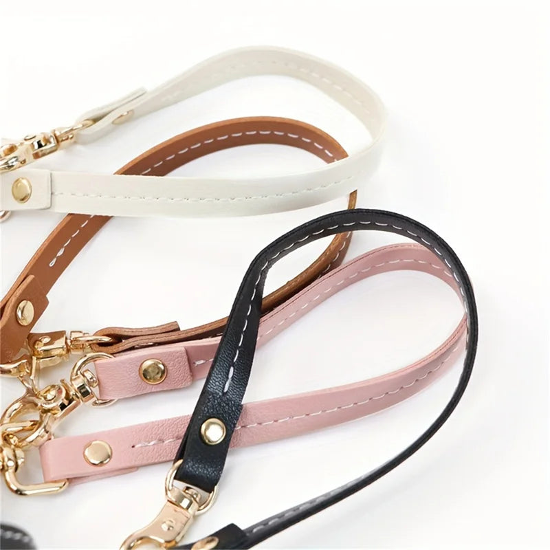Vintage Leather Glove Holder Strap with Clasp for Handbag & Hat Leather Holder Strap Richie's