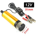 12V Submersible Electric Fuel Transfer Pump – Diesel & Water 12L/min Fuel Transfer Pump Richie's 12v 51mm